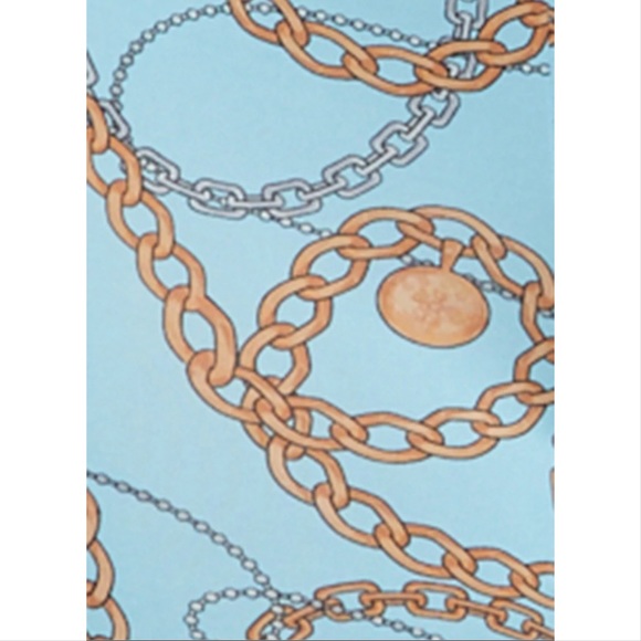 ⚜️ Plus Size Chain Print Crop Top and Wide Leg Pant Set - 2 Colors ⚜️ - Picture 7 of 9